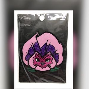Loungefly Alice in wonderland patch, purple pansies